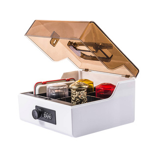 金隆兴手提印章箱大号财务银行公司专用印章公司财务专用收纳盒盒子多功能带锁印章箱公章保管箱收纳盒