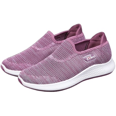 老北京布鞋夏季透气一脚蹬网鞋