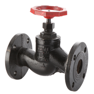 铜芯热水耐高温蒸汽阀门消防管道开关铸铁法兰截止阀dn40自来水