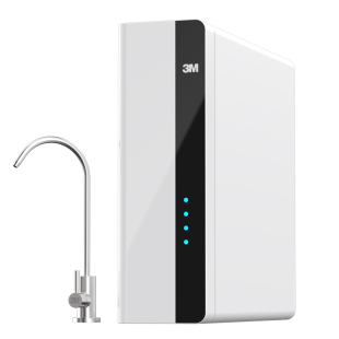 3M净水器LR400-JX90家用厨房直饮RO反渗透纯水机400G大通量除水垢