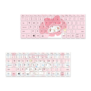 创意键盘膜适用华为matebookD14荣耀X16戴尔保护膜联想小新air14小米Pro15防尘罩苹果air13.3惠普战66全覆盖