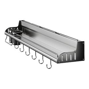 佳帮手厨房置物架多功能免打孔壁挂家用筷子刀架调味料收纳架一体