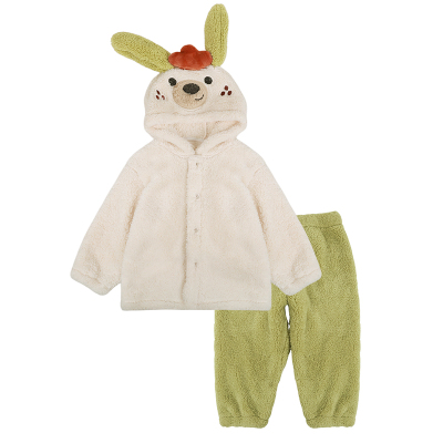 男童睡衣秋冬儿童珊瑚绒家居服套装冬季加绒加厚保暖居家服a类潮