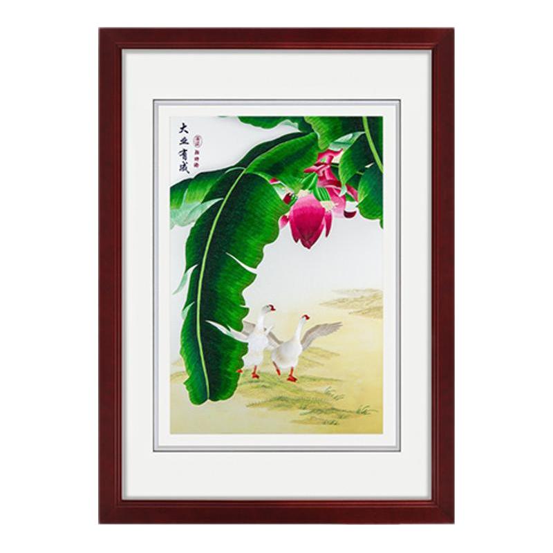 品粤挂画广绣粤绣工艺品装饰刺绣