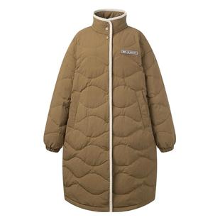 雪中飞城野系列男女巴恩风羽绒服中长款山系户外军绿露营保暖宽松