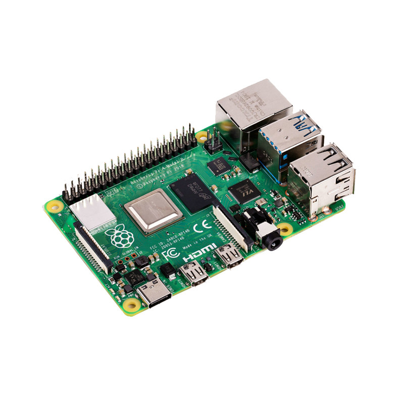 原装树莓派4代B型8G英国原包装Pi 4b/3B+开发板Python编程mini pc