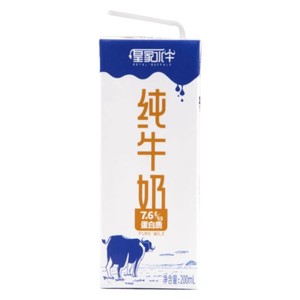 皇氏乳业皇家水牛纯牛奶200ml*10盒