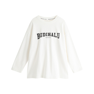 沫沫家定制童装 女童秋冬季T恤2026新款儿童休闲中长款打底衫