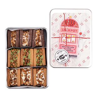 宿咕奶酪坚果夹心饼干白脱曲奇铁盒小茶点甜品网红小零食点心礼盒