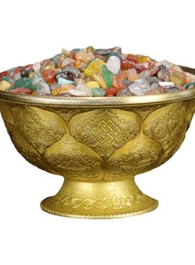 七彩水晶小号密宗七宝石