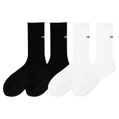 MENXX袜子男纯棉长筒袜