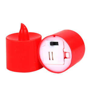 LED电子蜡烛灯浪漫惊喜求婚创意布置生日心形道具火铳铜火炉代替