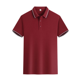 白色翻领短袖t恤定制学生班校服毕业聚会团体服polo衫文创广告衫