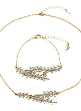 韩版复古手链女项链 耳饰小众设计感钛钢简约冷淡风手饰