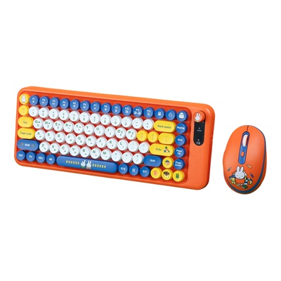 米菲兔无线蓝牙鼠标键盘套装静音