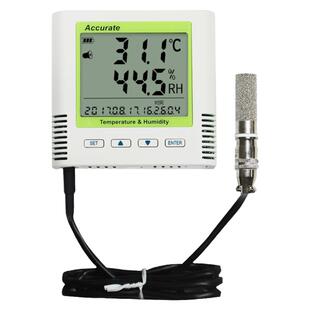 高温防水探头温湿度记录仪数显连续自动数据工业烘房烤箱温湿度计