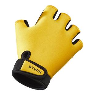 迪卡侬儿童骑行手套半指薄自行车平衡车防护装备小童男女耐磨KIDA