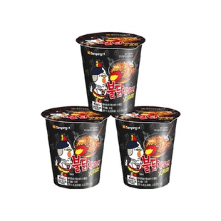 韩国进口Samyang/三养火鸡面70gx3桶拌面夜宵方便面拉面泡面速食
