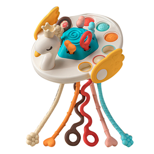 飞碟章鱼抽抽乐婴儿拉拉乐玩具宝宝手指精细动作训练0一1岁6个月3