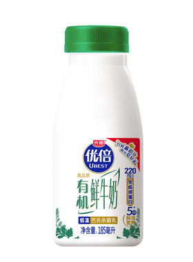 光明优倍鲜奶185*10瓶+牧场205*2