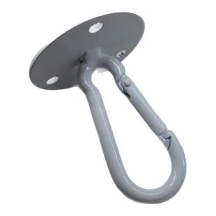 大号黑色安全扣带自攻螺丝灯笼挂钩水培植物吊钩金属HOT顶装挂勾