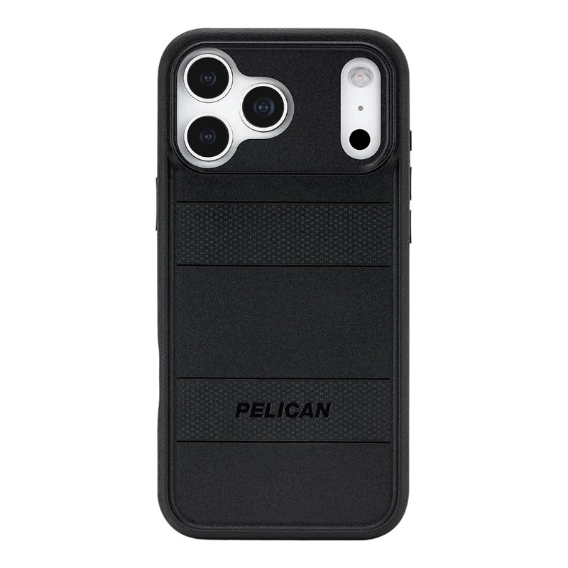 美国Pelican派力肯防摔手机壳适用苹果iPhone17ProMax碳纤维黑盾防摔壳MagSafe全包手机保护壳带背夹支架塘鹅