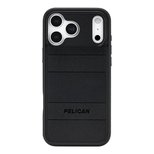 美国Pelican派力肯防摔手机壳适用苹果iPhone17ProMax碳纤维黑盾防摔壳MagSafe全包手机保护壳带背夹支架塘鹅
