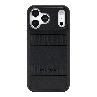 美国Pelican派力肯防摔手机壳适用苹果iPhone17ProMax碳纤维黑盾防摔壳MagSafe全包手机保护壳带背夹支架塘鹅