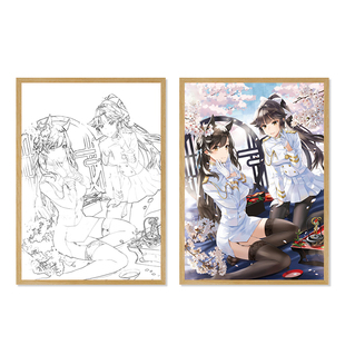 碧蓝航线高雄周边灯光画蓝牙音箱手办摆件镜子吧唧立牌装饰小夜灯