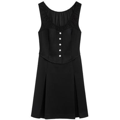 bebe夏季新款雪纺连衣裙