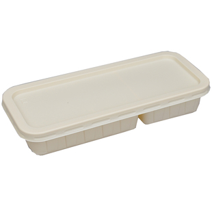 可降解餐盒分格玉米淀粉一次性便当盒商用环保外卖打包套餐饭盒