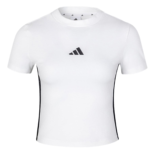 adidas阿迪达斯春女子W 3S SJ BABY T运动休闲短袖T恤JY8571