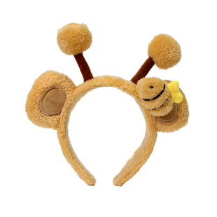 卡通小熊发箍甜美可爱动物耳朵发夹节日表演COS头饰化妆压发头箍