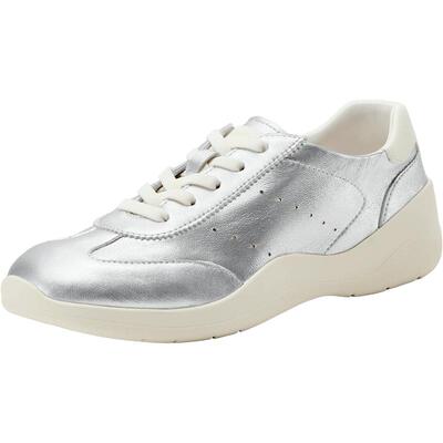 Bata新年红德训鞋女2026春季商场新款舒适羊皮运动休闲鞋ALI64AM6