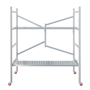 折叠脚手架厂家直销加厚钢管活动升降移动平台全套新型装修架子梯