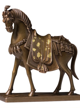 铜师傅吉祥骏马客厅摆件马到成功