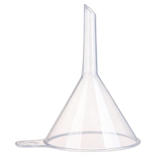 漏斗小口径塑料透明漏斗食品级家用迷你酒堤子大口径实验室滤斗