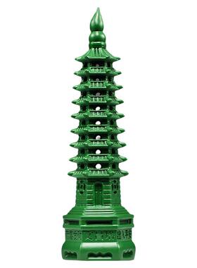 纯实木文昌塔摆件书房办公室木雕