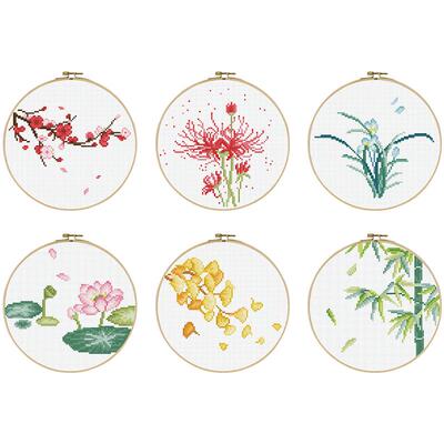 十字绣傲骨红梅客厅卧室小件绣线