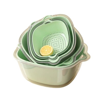 家用多功能洗菜篮收纳一体