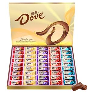 德芙巧克力新年礼盒装喜糖果送女生生日年货礼物官方旗舰店正品