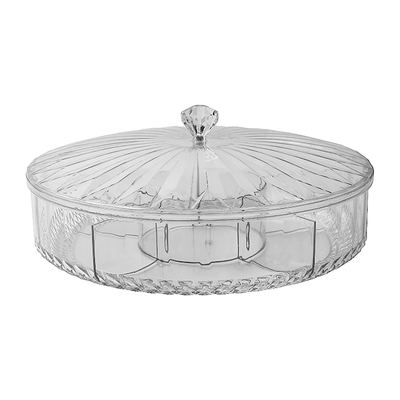 干果盘密封坚果零食收纳盒糖果盒