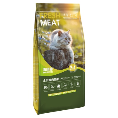 柏曼博格曼猫粮成猫20斤增肥发腮营养不掉毛喂流浪猫大袋全价10kg
