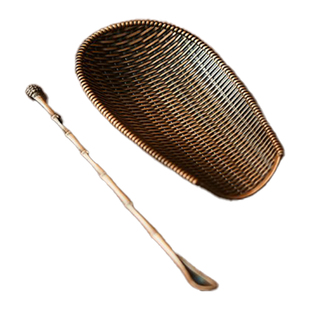 勾画 合金茶道六君子功夫茶具配件中式茶则茶荷泡茶工具茶夹勺刀