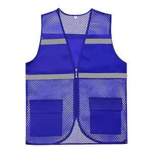 夏季网眼布透气反光背心安全马甲志愿者劳务人力活动施工工地马夹