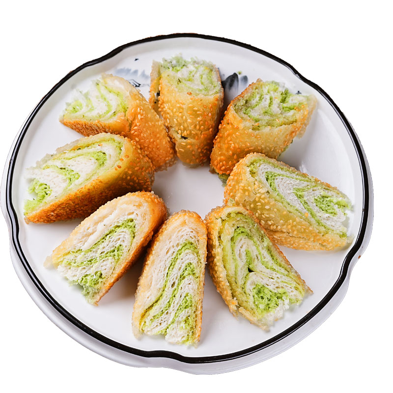 葱烧大饼油炸特色小吃半成品油饼