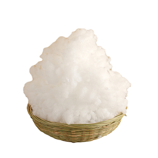 PP棉填充物太空蓬松棉花抱枕芯玩偶靠垫珍珠棉填充棉纤维高弹丝棉