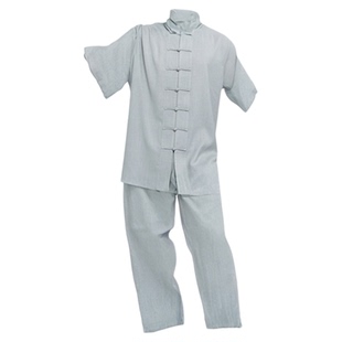 太极服男翻袖立领中国风太极拳服装女武术练功表演服套装秋季劲武