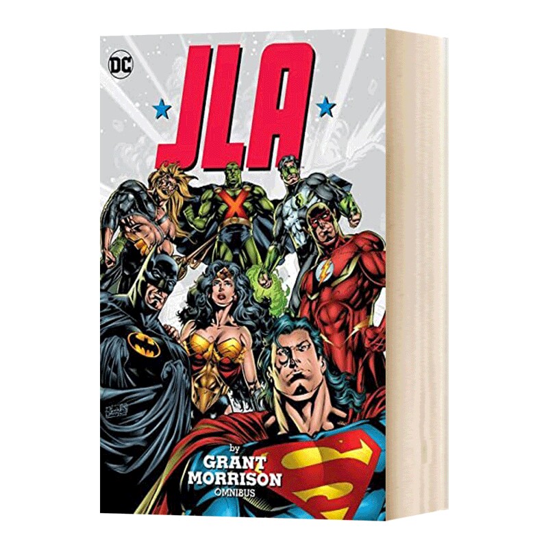 现货英文原版 DC漫画 正义联盟 JLA by Grant Morrison Omnibus 精装 Justice League 超人 蝙蝠侠 神奇女侠 闪电侠 绿灯侠 绘本