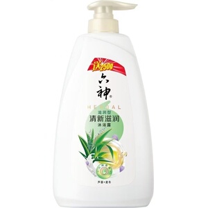 六神沐浴露保湿滋润清凉爽肤冰凉劲爽清新滋润清凉夏季家庭装男女